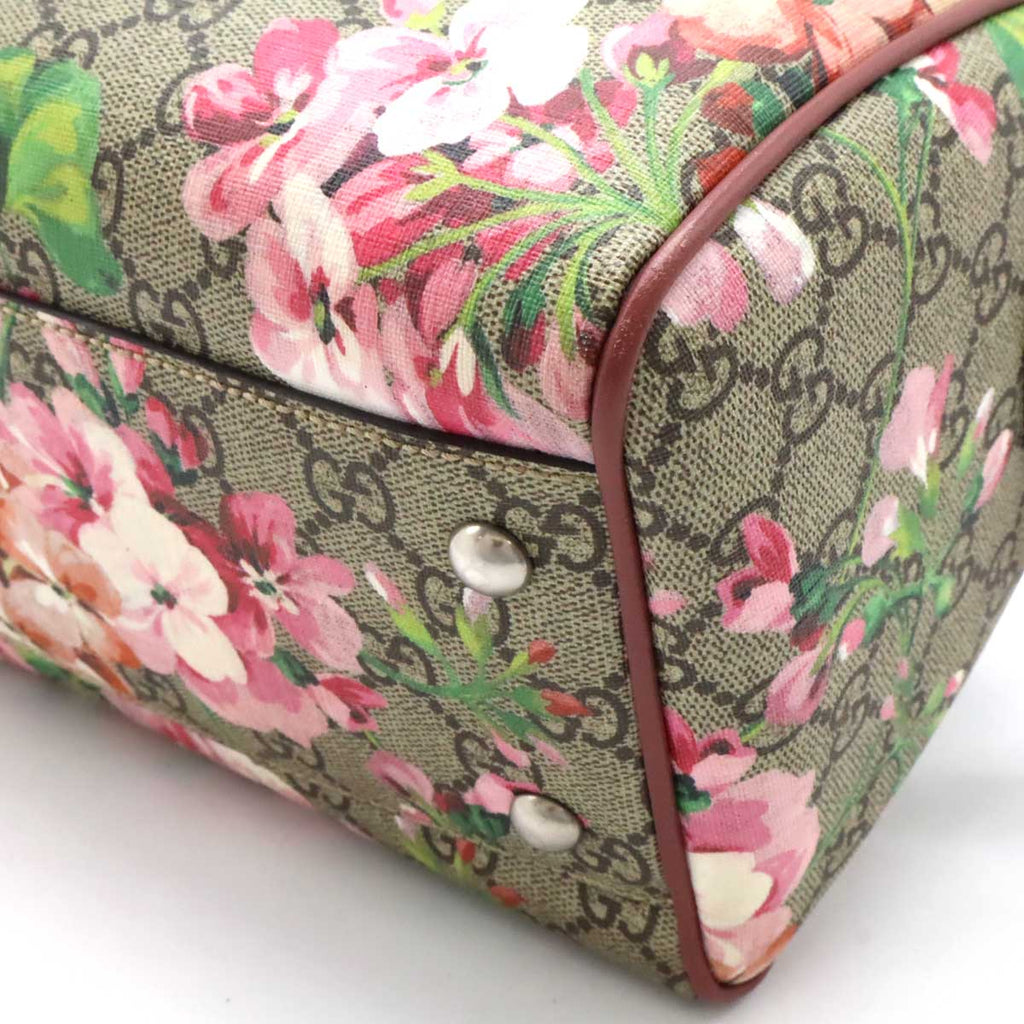 Gucci GG Blooms PVC Leather 2way Handbag Shoulder Bag 409529