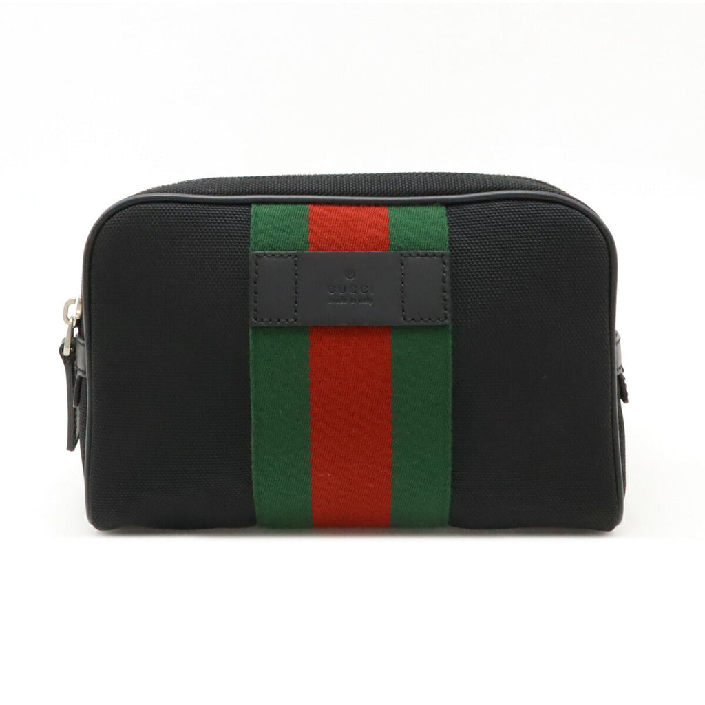 Gucci Nylon Canvas/Leather Sheline Line Waist Bag 630919