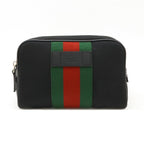 Gucci Nylon Canvas/Leather Sheline Line Waist Bag 630919