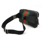 Gucci Nylon Canvas/Leather Sheline Line Waist Bag 630919