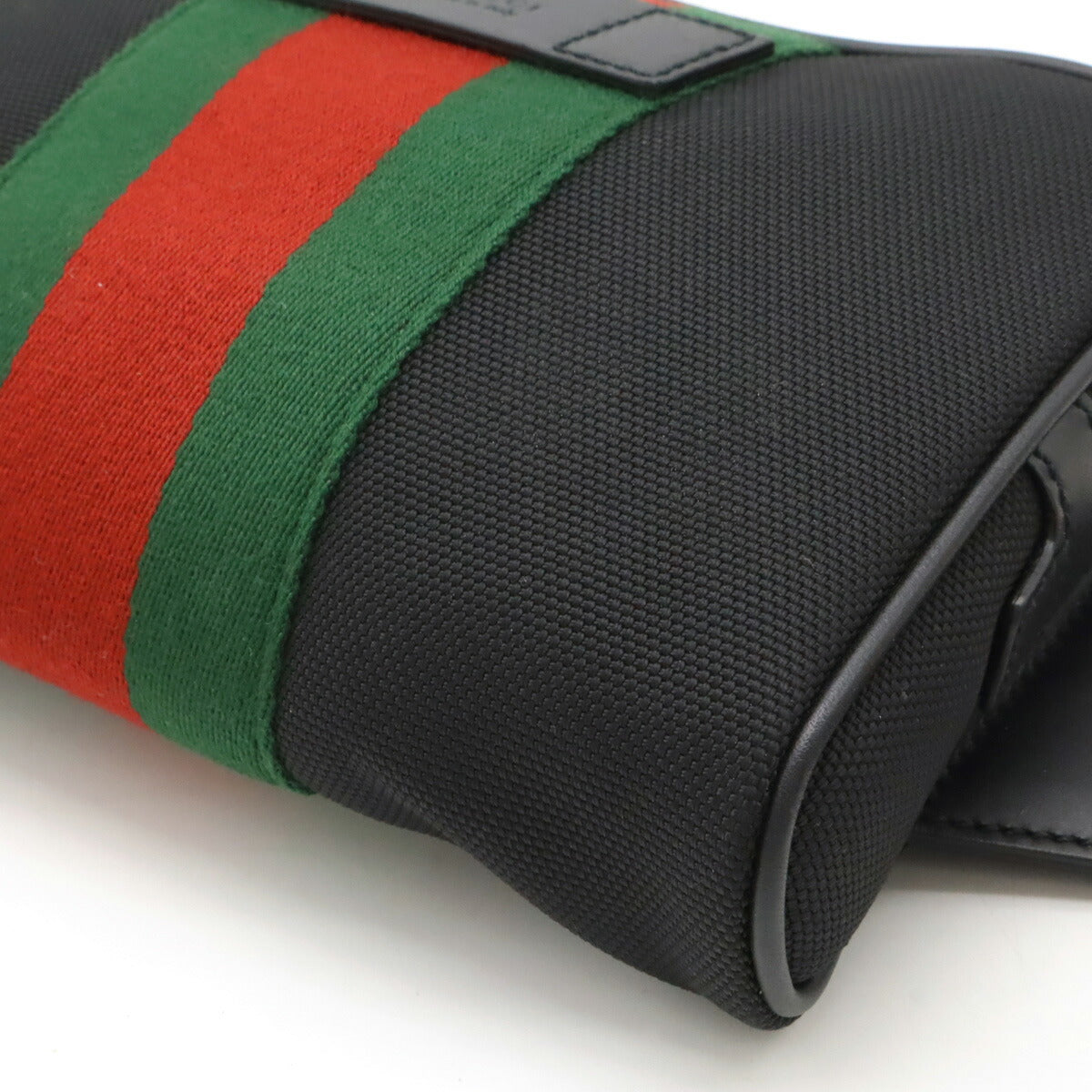 Gucci Nylon Canvas/Leather Sheline Line Waist Bag 630919
