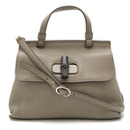 Gucci Leather Bamboo Daily 2way Bag 370831