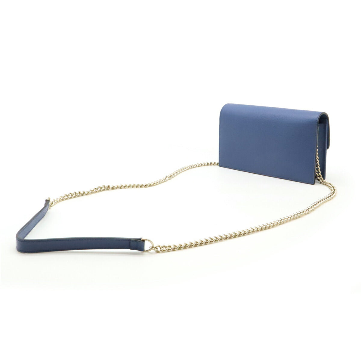 Gucci Leather Interlocking G Chain Wallet 2way Clutch Wallet 510314