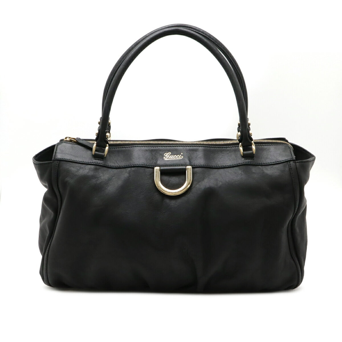 Gucci Abbey Leather Tote Bag