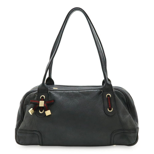 Gucci Princy Leather Boston Bag