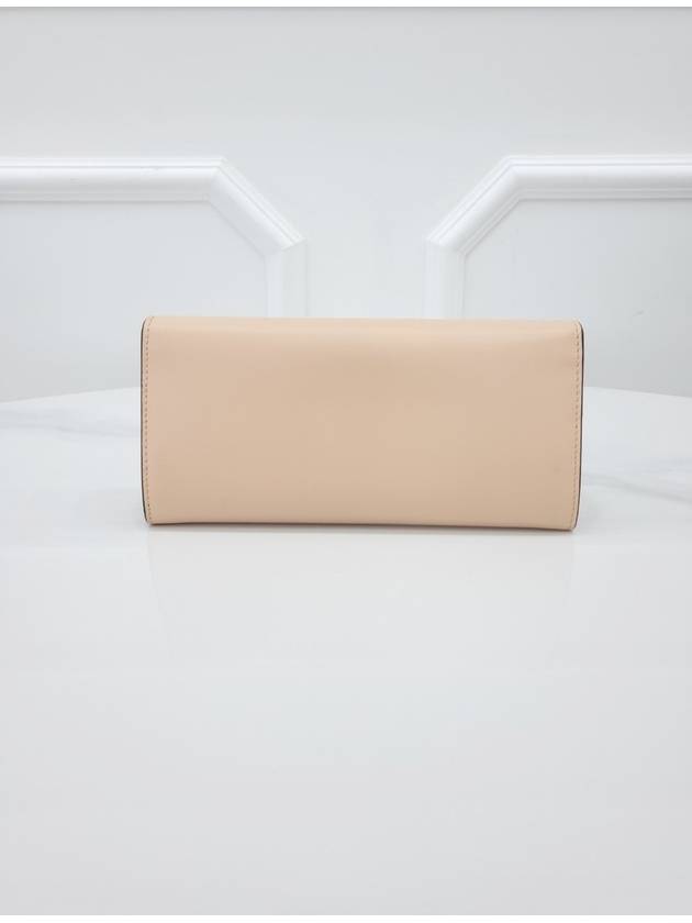 Fendi Logo pink Roman long wallet