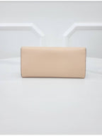 Fendi Logo pink Roman long wallet