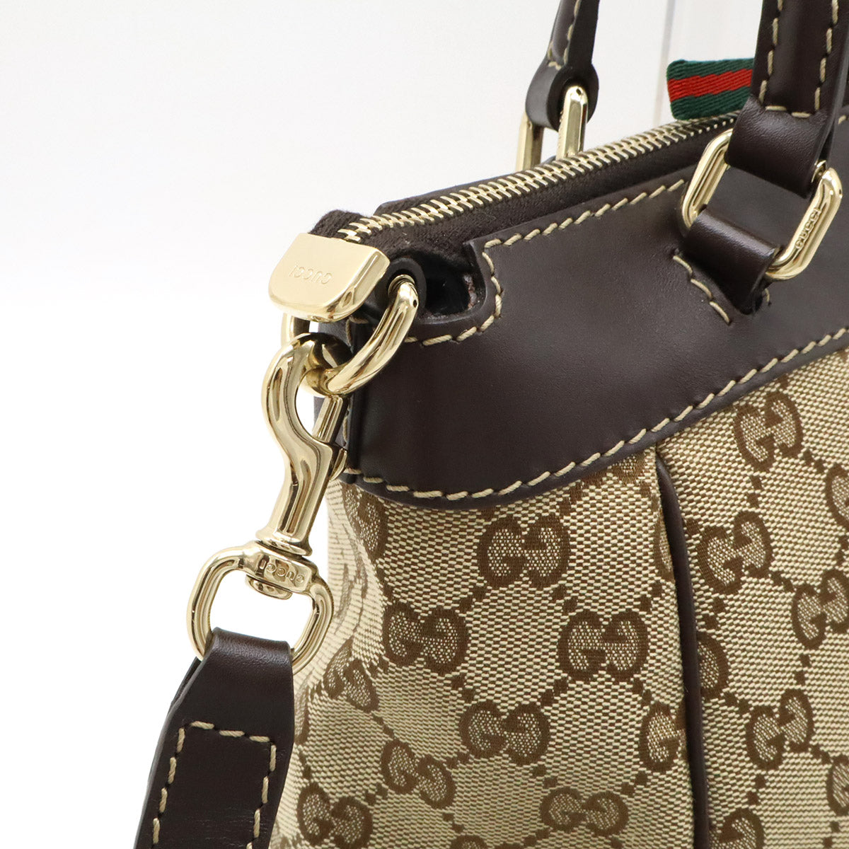 Gucci GG Canvas 2way Handbag