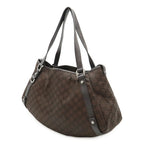 Gucci GG Nylon Leather 2way Tote Bag