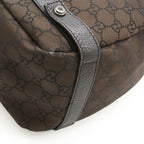 Gucci GG Nylon Leather 2way Tote Bag