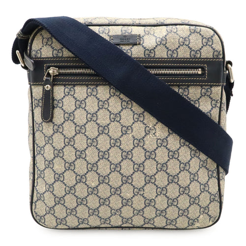 Gucci GG Supreme Leather Shoulder Bag