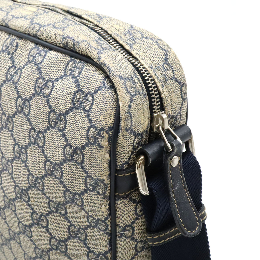 Gucci GG Supreme Leather Shoulder Bag