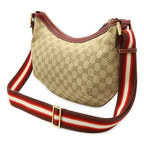 Gucci GG Canvas Leather Shoulder Bag