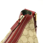 Gucci GG Canvas Leather Shoulder Bag