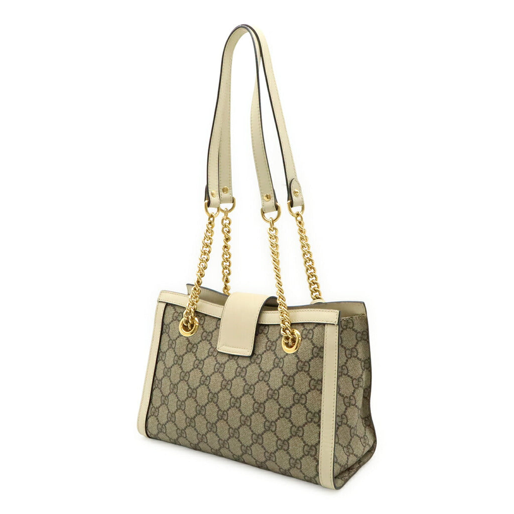 Gucci GG Supreme Padlock PVC Shoulder Bag