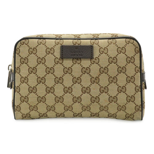Gucci GG Canvas Leather Waist Bag