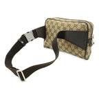 Gucci GG Canvas Leather Waist Bag