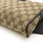 Gucci GG Canvas Leather Waist Bag