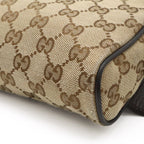 Gucci GG Canvas Leather Waist Bag