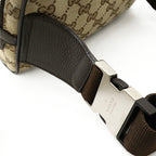Gucci GG Canvas Leather Waist Bag