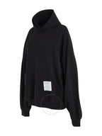 Balenciaga sample sticker round hood oversized black