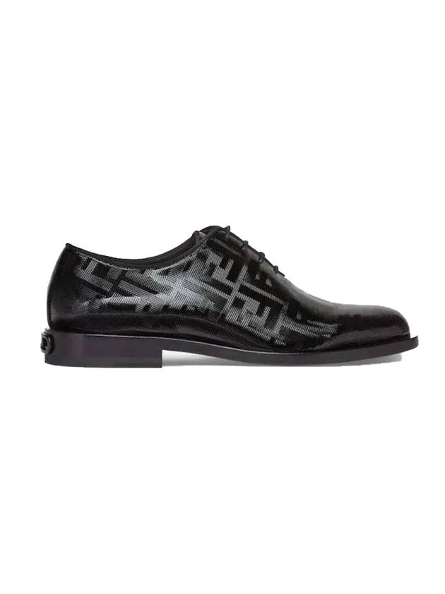Fendi Patent Leather Lace Up Derby Black