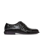 Fendi Patent Leather Lace Up Derby Black