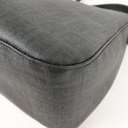 FENDI Zucchino Mamma Baguette Canvas Leather Shoulder Bag 8BR001