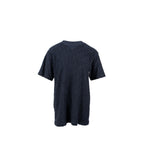 Dior Size XS Oblique Relaxed-Fit T-Shirt Cotton Jacquard Navy Blue Terry
