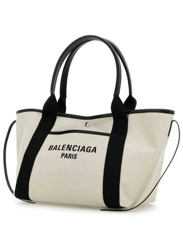Balenciaga Women s Biarritz Medium Tote Bag Beige Black