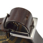 Fendi Brown Embroidered Zucca Baguette Handbag