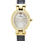 Fendi Yellow Gold Diamond Quartz Watch