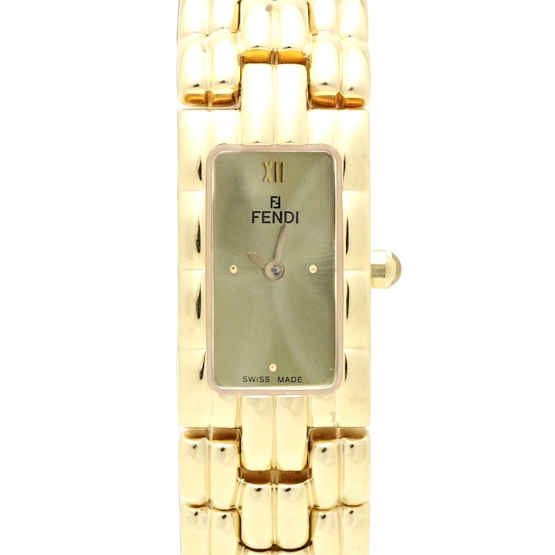 Fendi Stainless Steel Quartz Orologi Watch 670L