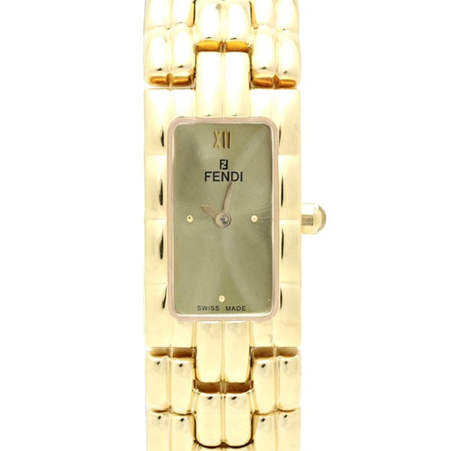 Fendi Stainless Steel Quartz Orologi Watch 670L