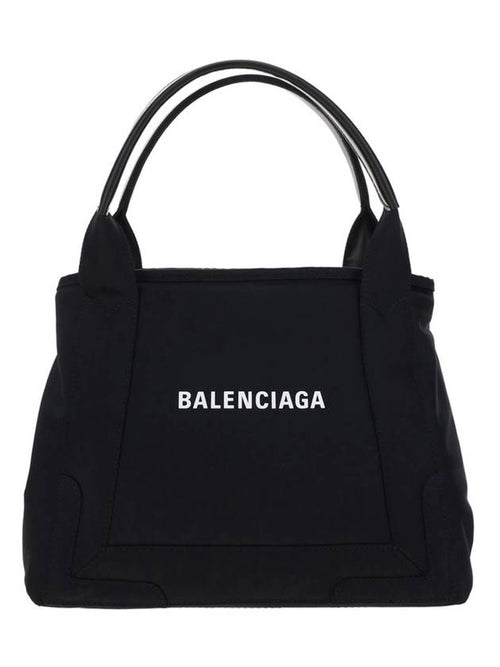 Balenciaga Cabas Nylon Tote Bag Black