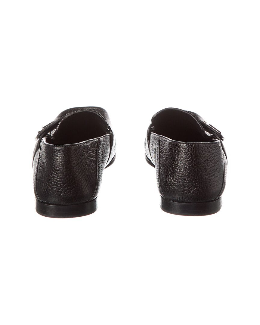 Fendi Ff Leather Loafer