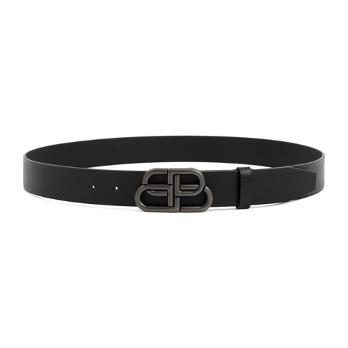 Balenciaga Bb Leather Belt Men