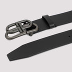 Balenciaga Bb Leather Belt Men