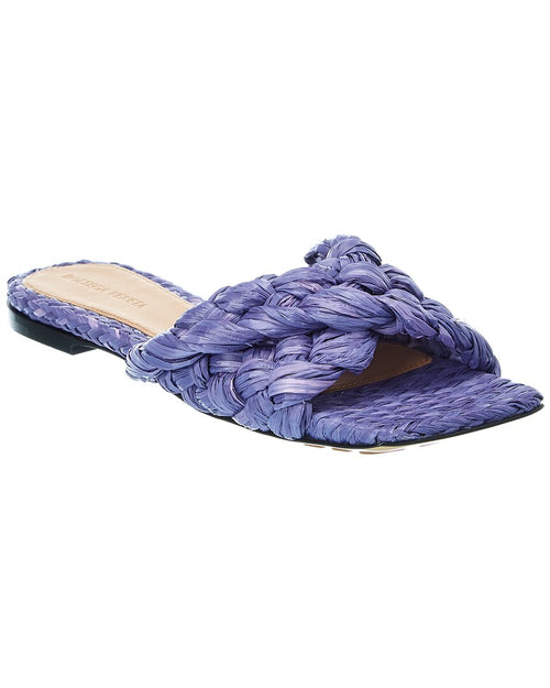 Bottega Veneta Stretch Raffia Sandal