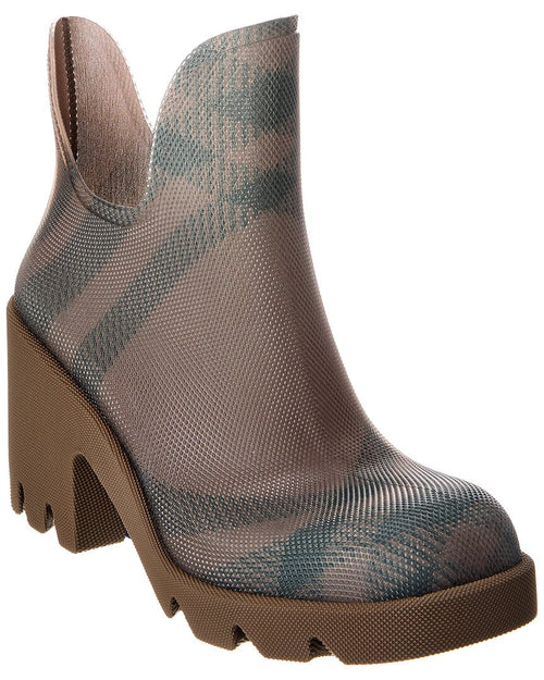 Burberry Check Rubber Bootie