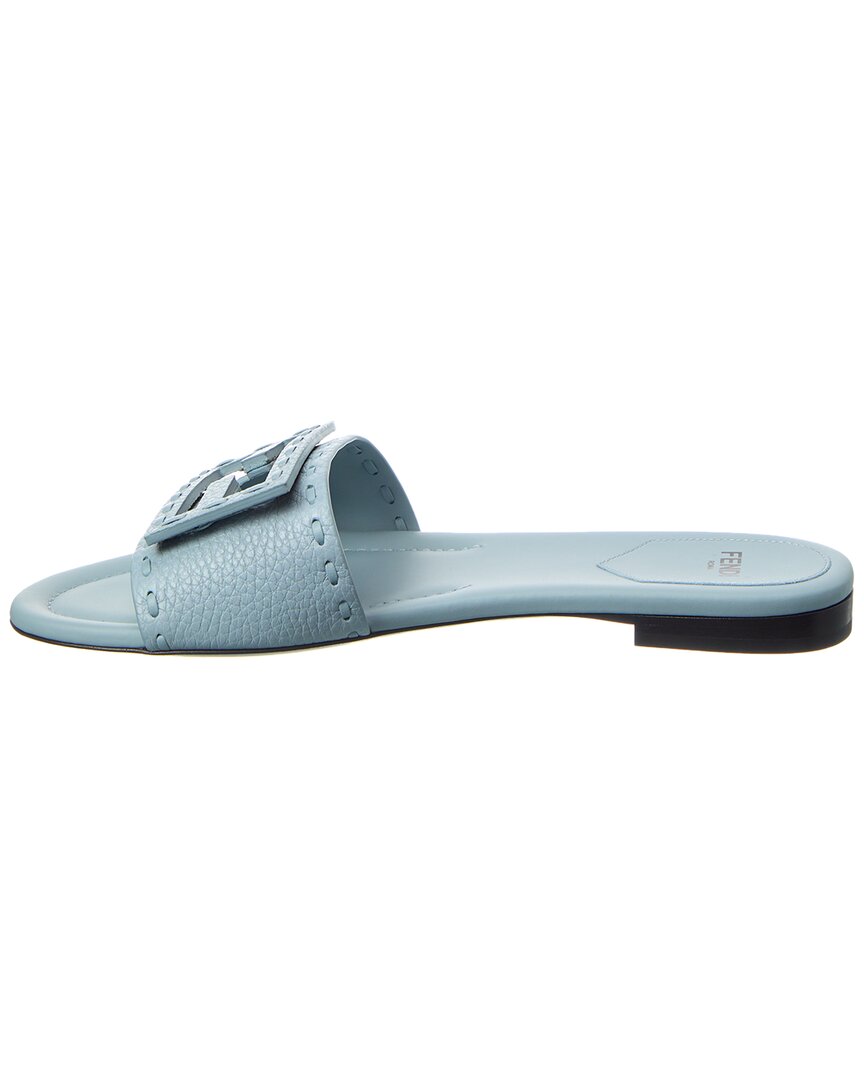 Fendi Ff Baguette Leather Sandal
