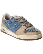 Fendi Match Ff Jacquard Velvet & Suede Sneaker