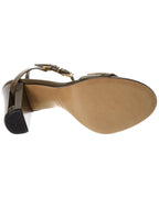 Fendi Delfina Leather Sandal