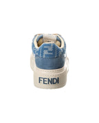 Fendi Match Ff Jacquard & Suede Platform Sneaker