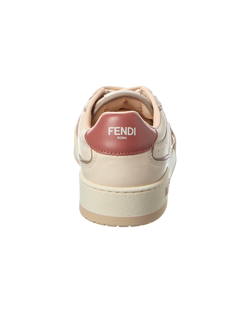 Fendi Match Leather & Suede Sneaker