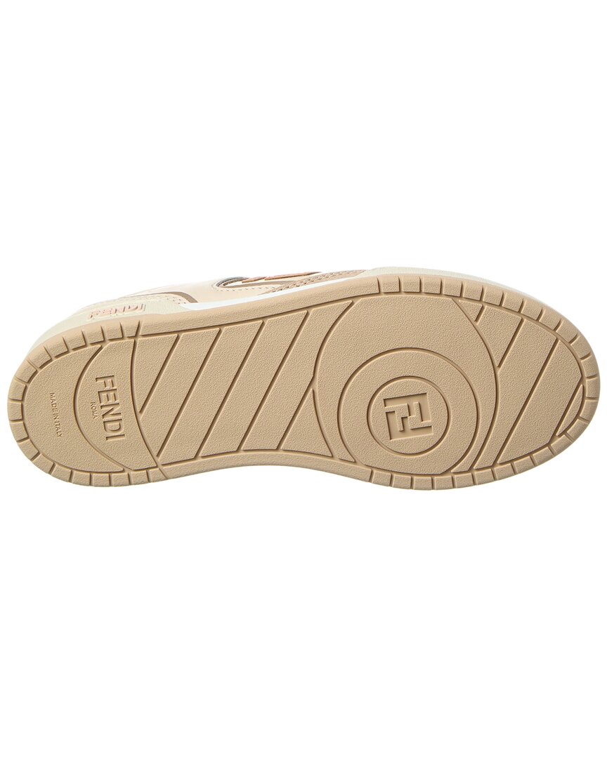 Fendi Match Leather & Suede Sneaker
