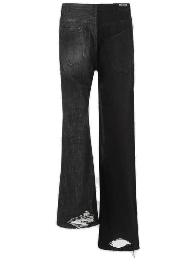 Balenciaga Fifty-Fifty Jeans Black