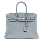 Hermes 35cm Gris Asphalt Togo Birkin w/ Palladium