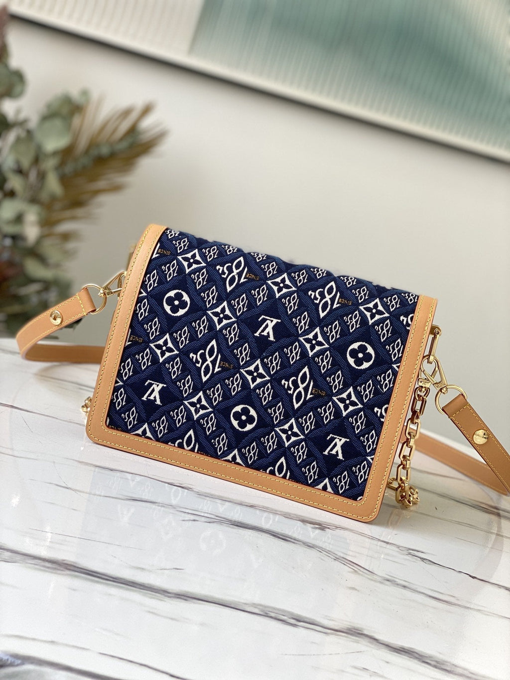 Louis Vuitton SINCE 1854 DAUPHINE 25CM CHAIN WALLET