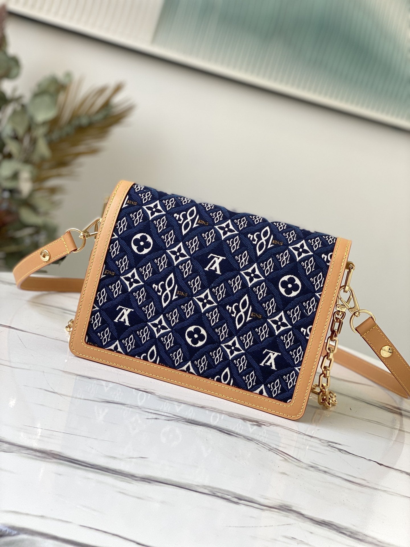 Louis Vuitton SINCE 1854 DAUPHINE 25CM CHAIN WALLET